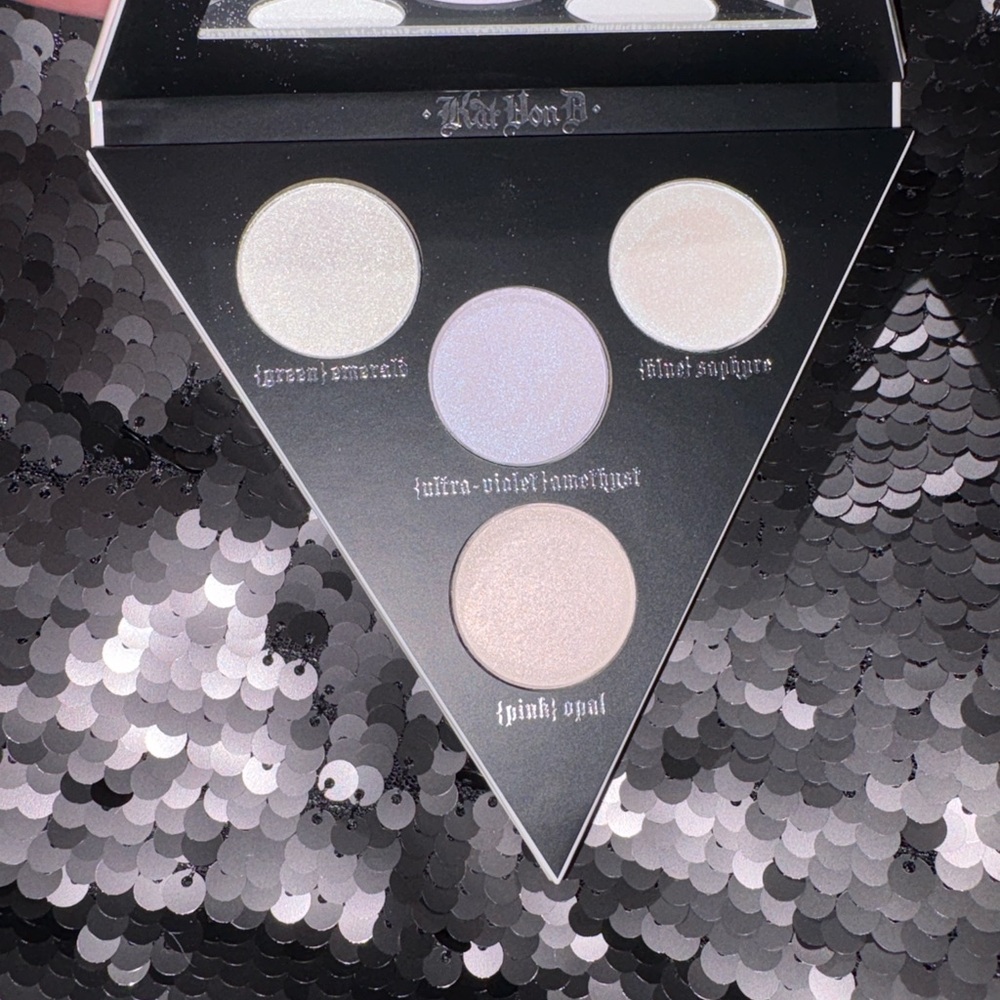 Kat Von D Holographic Eyeshadow Palette with Amethyst and Opal